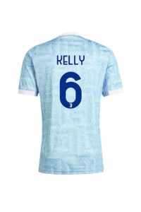 Juventus Lloyd Kelly #6 Voetbaltruitje Uit tenue 2025-26 Korte Mouw